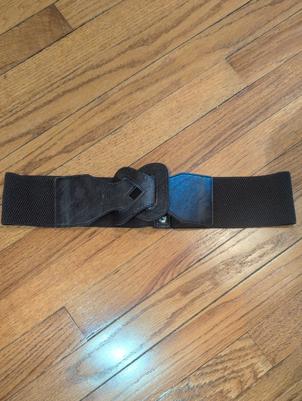 Classic Brown Elastic Waist Belt
